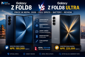  Galaxy Z Fold8 Vs Galaxy Z Fold8 Ultra Price in Nepal (2026): Full Specs, Battery & Review